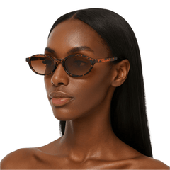 Leopard Brown Oval Sunglasses – Retro UV400 Small Frame Eyewear - Onlytenbucks.com