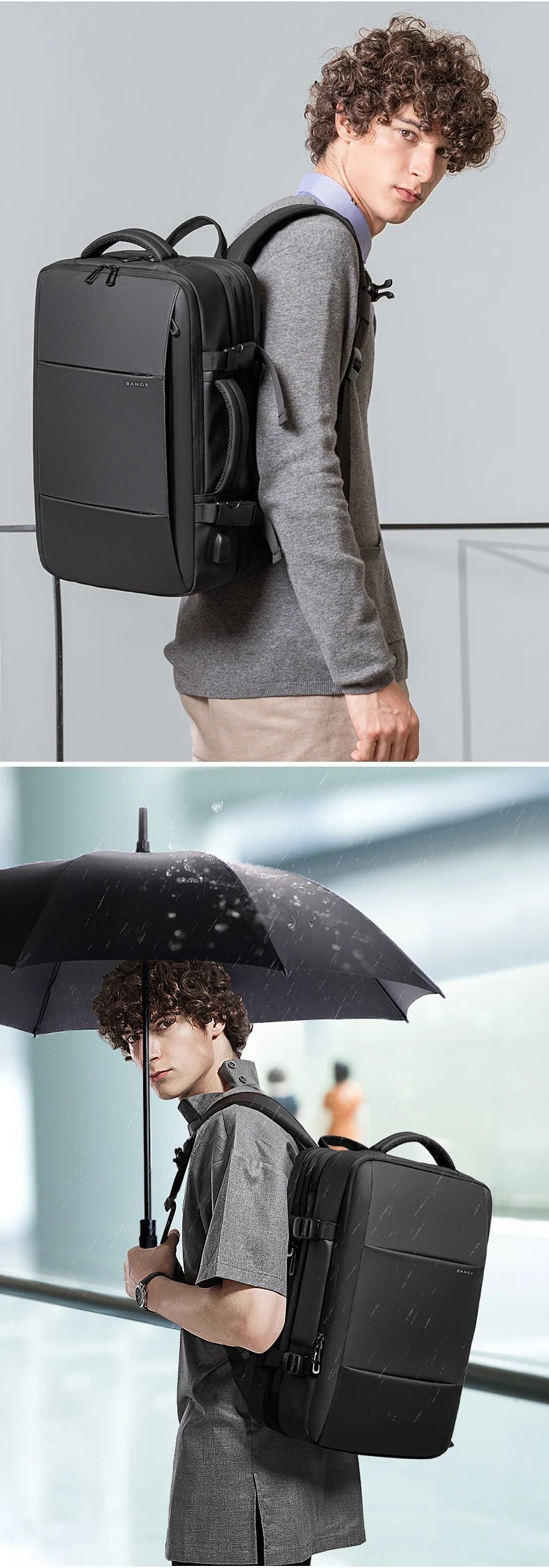 BANGE Travel Backpack – Expandable Waterproof - Onlytenbucks.com