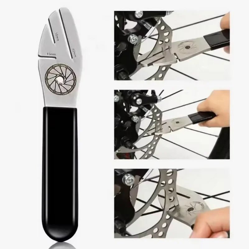 Bike Disc Brake Rotor Truing Tool – Stainless Steel Alignment Wrench - Onlytenbucks.com