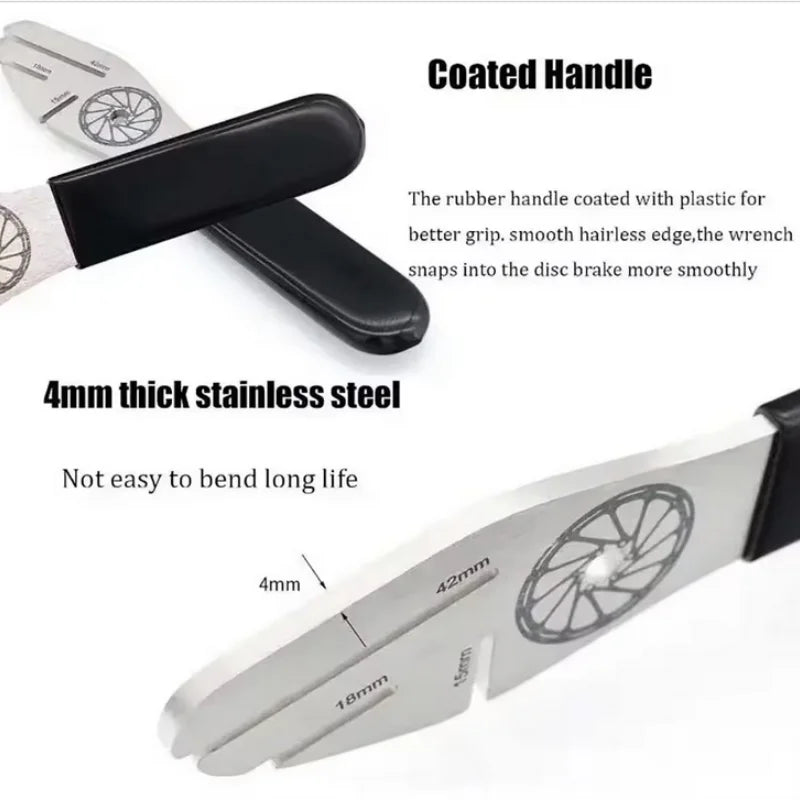 Bike Disc Brake Rotor Truing Tool – Stainless Steel Alignment Wrench - Onlytenbucks.com
