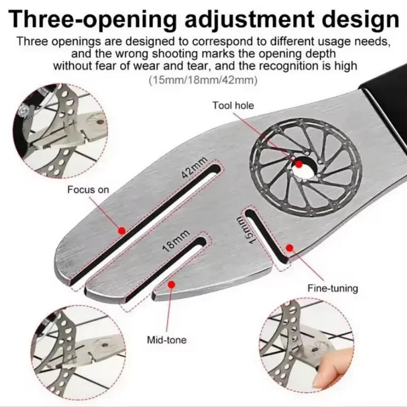 Bike Disc Brake Rotor Truing Tool – Stainless Steel Alignment Wrench - Onlytenbucks.com