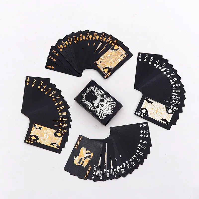 Black and Gold Skull Playing Cards - Onlytenbucks.com