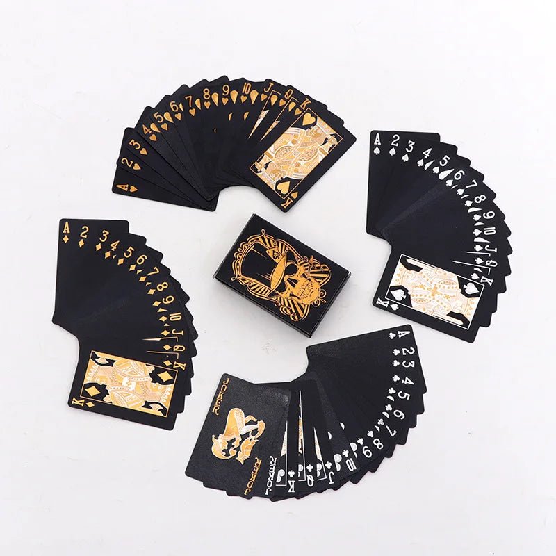 Black and Gold Skull Playing Cards - Onlytenbucks.com