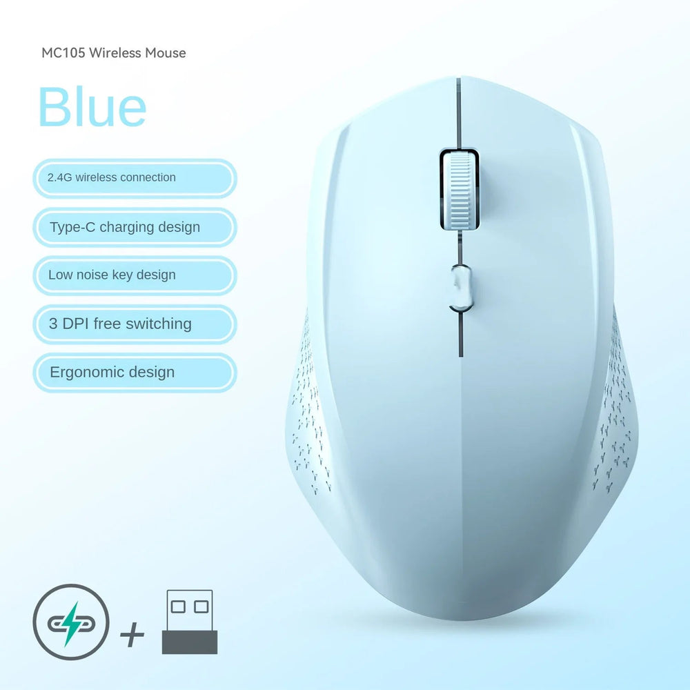 Bluetooth 5.2 + 2.4G Wireless Gaming Mouse – Silent Rechargeable - Onlytenbucks.com