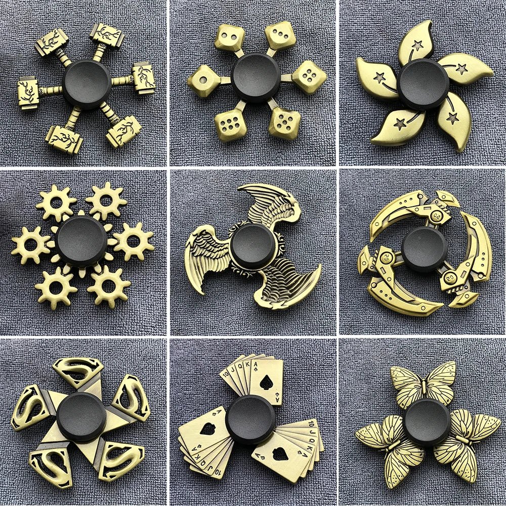 Bronze Metal Alloy Fidget Spinner - Onlytenbucks.com