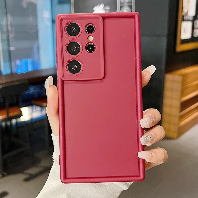 Candy Color Soft Silicone Phone Case – Matte TPU Cover - Onlytenbucks.com