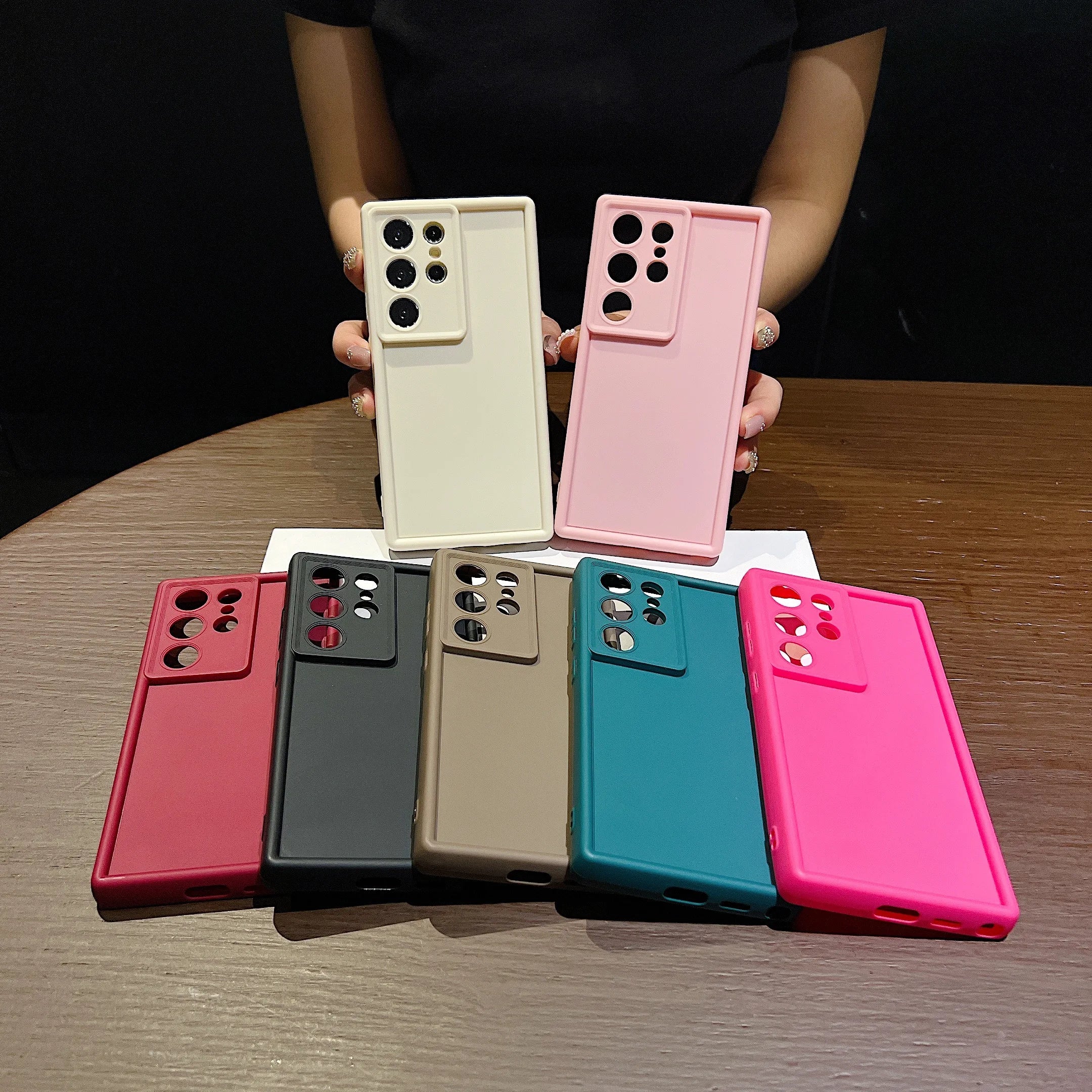Candy Color Soft Silicone Phone Case – Matte TPU Cover - Onlytenbucks.com