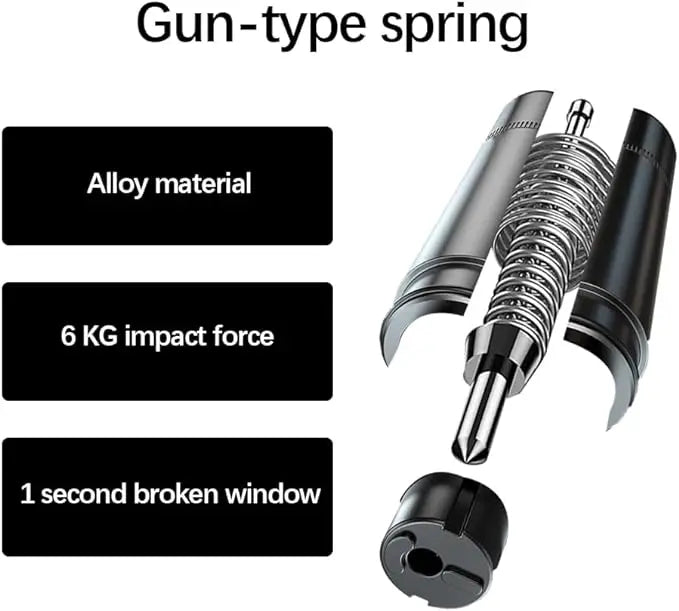 Car Safety Hammer – Emergency Window Breaker and Seatbelt Cutter - Onlytenbucks.com