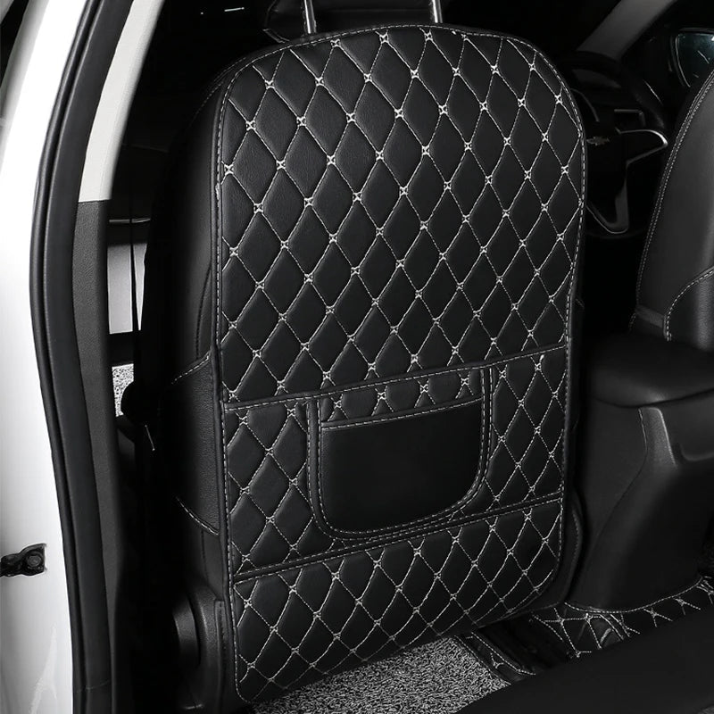 Car Seat Back Anti - Kick Pad – PU Leather - Onlytenbucks.com