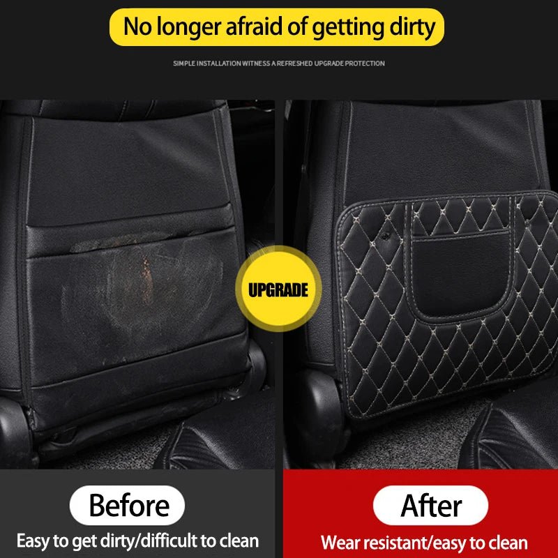 Car Seat Back Anti - Kick Pad – PU Leather - Onlytenbucks.com