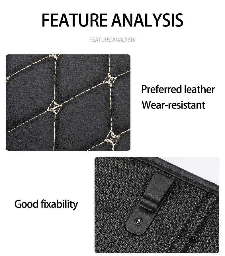 Car Seat Back Anti - Kick Pad – PU Leather - Onlytenbucks.com