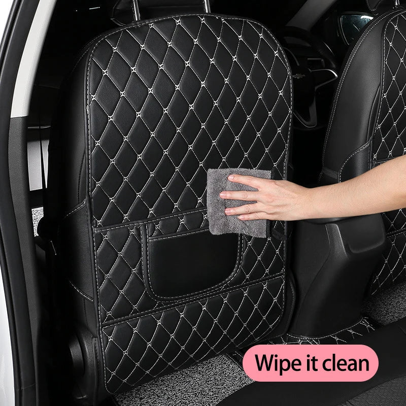 Car Seat Back Anti - Kick Pad – PU Leather - Onlytenbucks.com