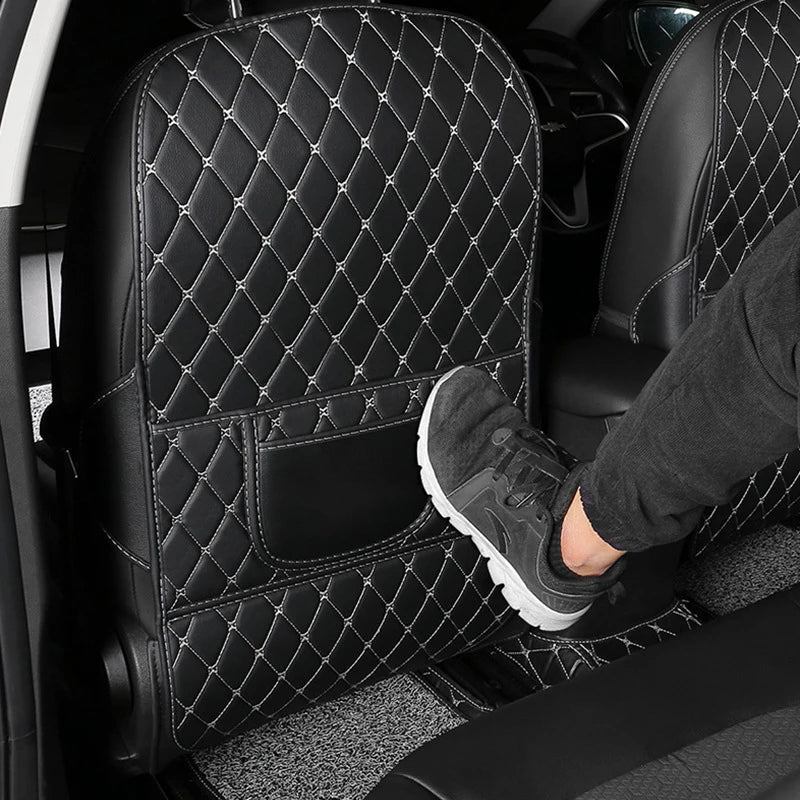 Car Seat Back Anti - Kick Pad – PU Leather - Onlytenbucks.com