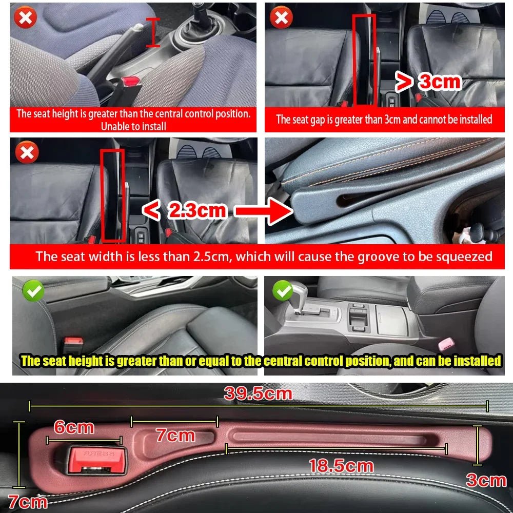 Car Seat Gap Filler Crevice Storage Organizer - Onlytenbucks.com