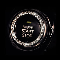 Car Start/Stop Button Decoration Ring with Diamond Rhinestones - Onlytenbucks.com