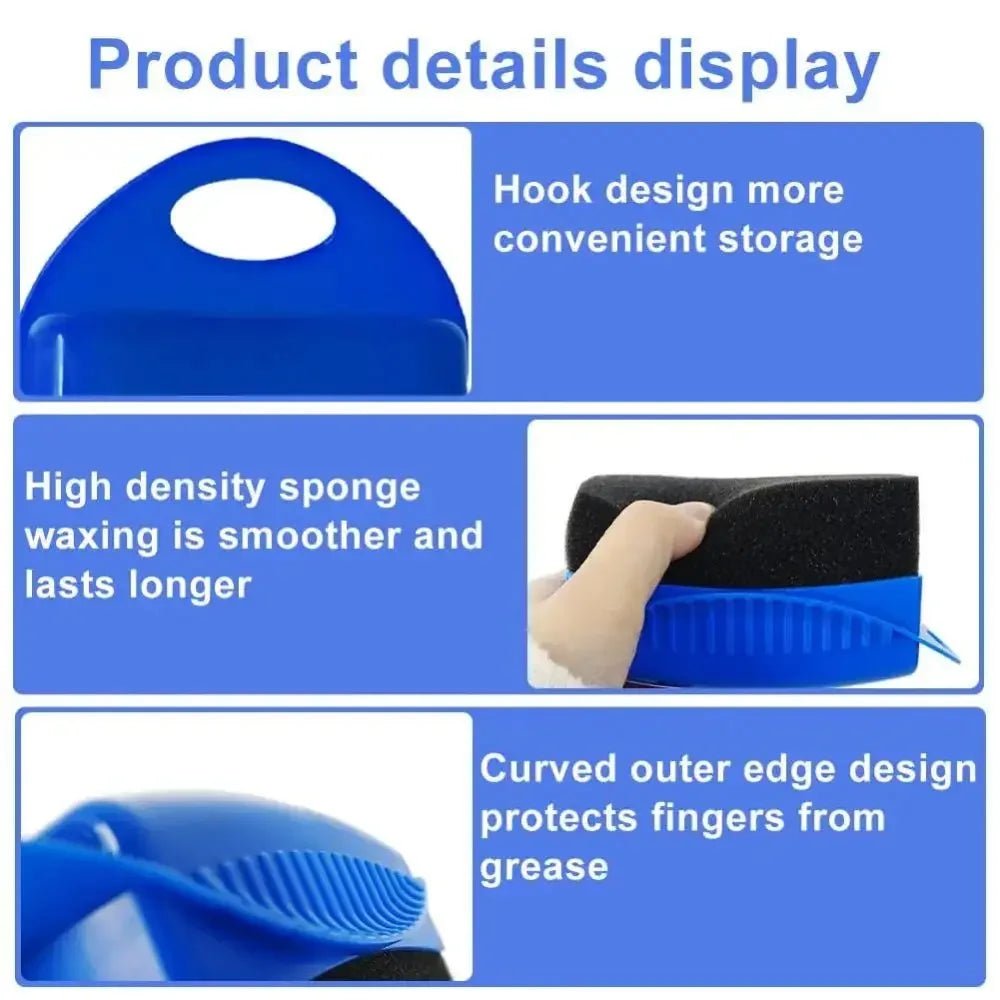 Car Wheel Polishing &amp; Waxing Sponge Brush with Cover - Onlytenbucks.com