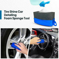 Car Wheel Polishing &amp; Waxing Sponge Brush with Cover - Onlytenbucks.com