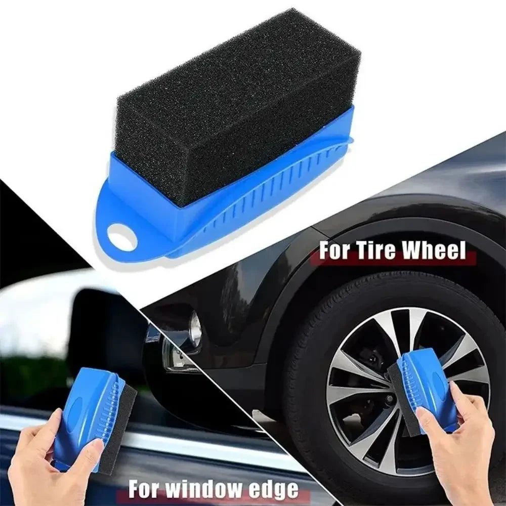 Car Wheel Polishing &amp; Waxing Sponge Brush with Cover - Onlytenbucks.com