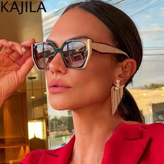 Cat Eye UV400 Square Punk Sunglasses - Onlytenbucks.com