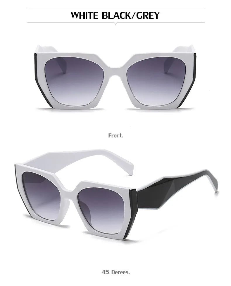 Cat Eye UV400 Square Punk Sunglasses - Onlytenbucks.com