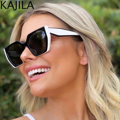 Cat Eye UV400 Square Punk Sunglasses - Onlytenbucks.com