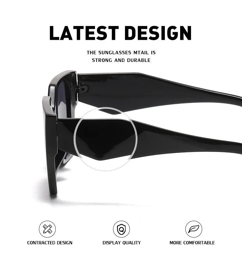 Cat Eye UV400 Square Punk Sunglasses - Onlytenbucks.com