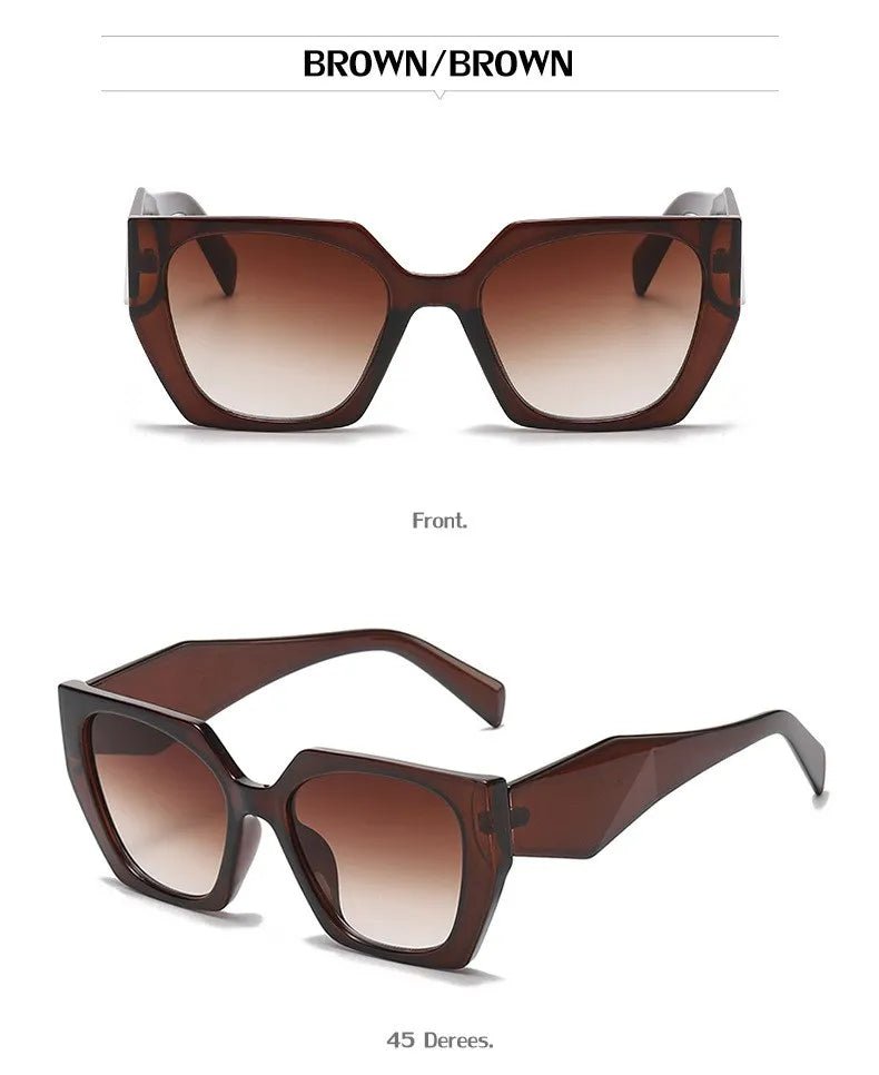 Cat Eye UV400 Square Punk Sunglasses - Onlytenbucks.com