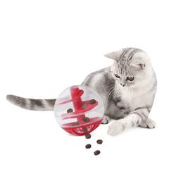 Cat Food Leak Spiral Ball – Interactive Bite - Resistant Training Toy - Onlytenbucks.com
