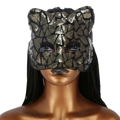 Cat Girl Half Face Party Mask – EVA Material - Onlytenbucks.com