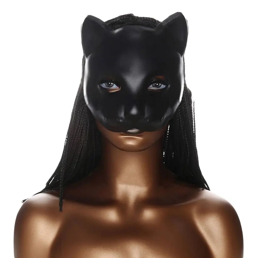 Cat Girl Half Face Party Mask – EVA Material - Onlytenbucks.com