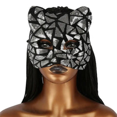 Cat Girl Half Face Party Mask – EVA Material - Onlytenbucks.com