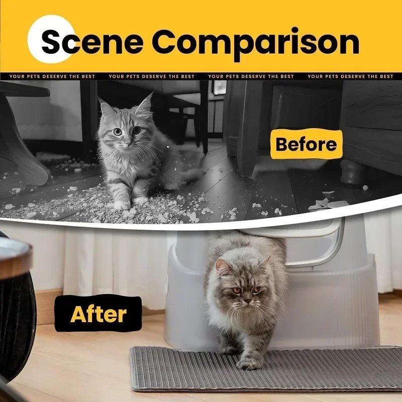 Cat Litter Mat – Waterproof Double - Layer EVA Pad - Onlytenbucks.com
