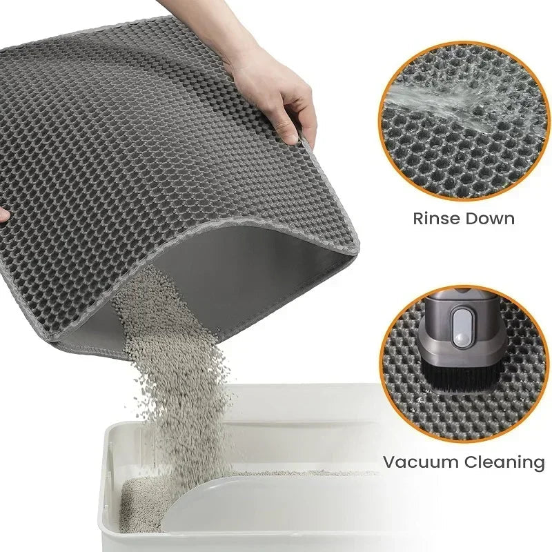 Cat Litter Mat – Waterproof Double - Layer EVA Pad - Onlytenbucks.com