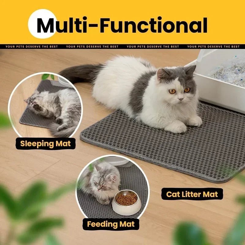 Cat Litter Mat – Waterproof Double - Layer EVA Pad - Onlytenbucks.com