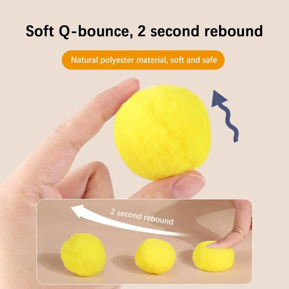 Cat Toy Interactive Ball Launcher – Silent Plush Shooting Gun - Onlytenbucks.com