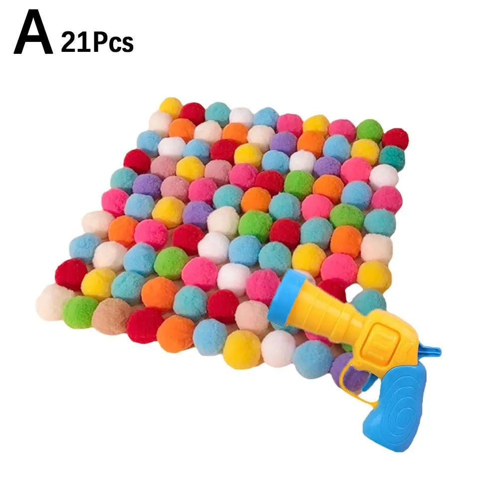 Cat Toy Interactive Ball Launcher – Silent Plush Shooting Gun - Onlytenbucks.com