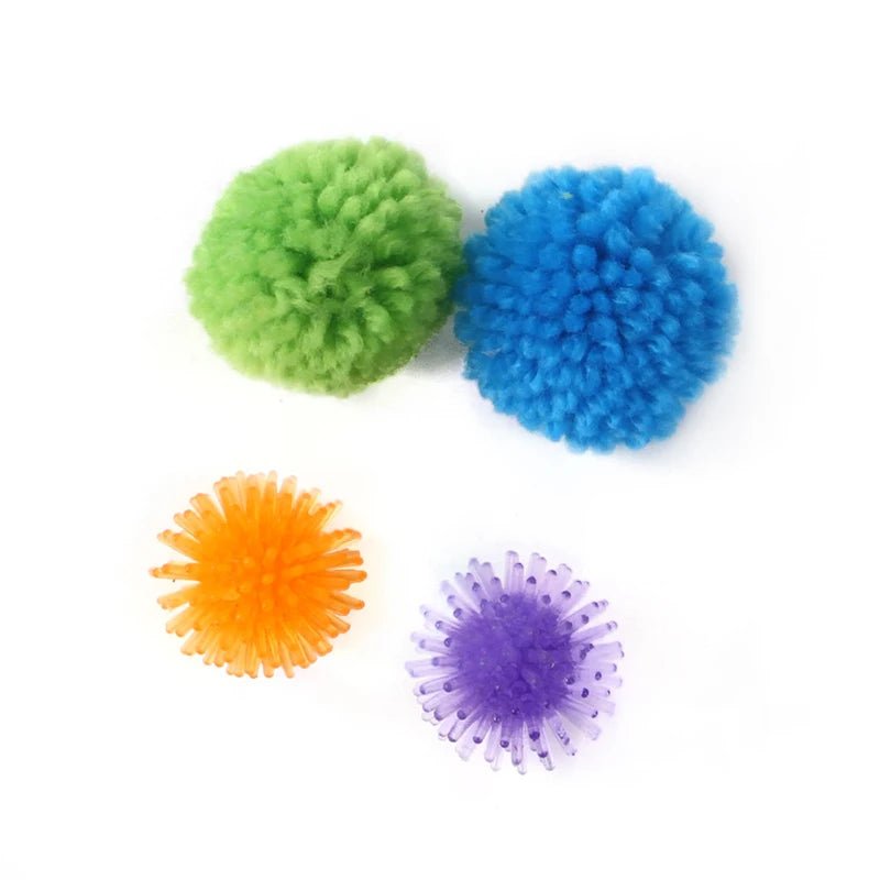 Cat Toy Variety Pack – Sisal Mouse Bell Balls and Plush Toys - Onlytenbucks.com