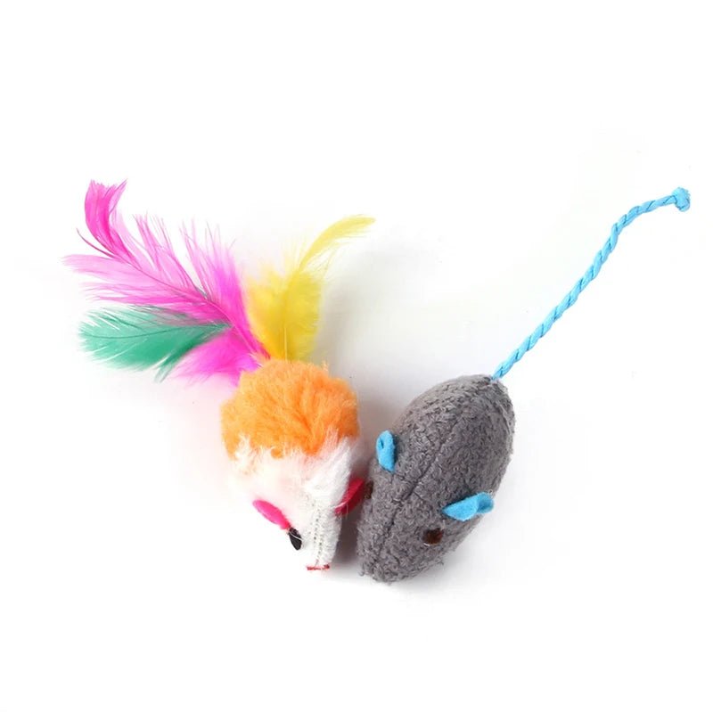 Cat Toy Variety Pack – Sisal Mouse Bell Balls and Plush Toys - Onlytenbucks.com