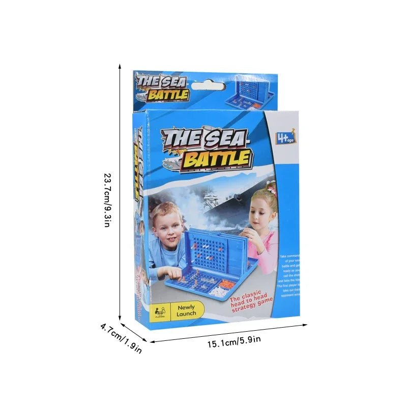 Classic Sea Battle Board Game – Strategic Two - Player Naval Battle Toy - Onlytenbucks.com