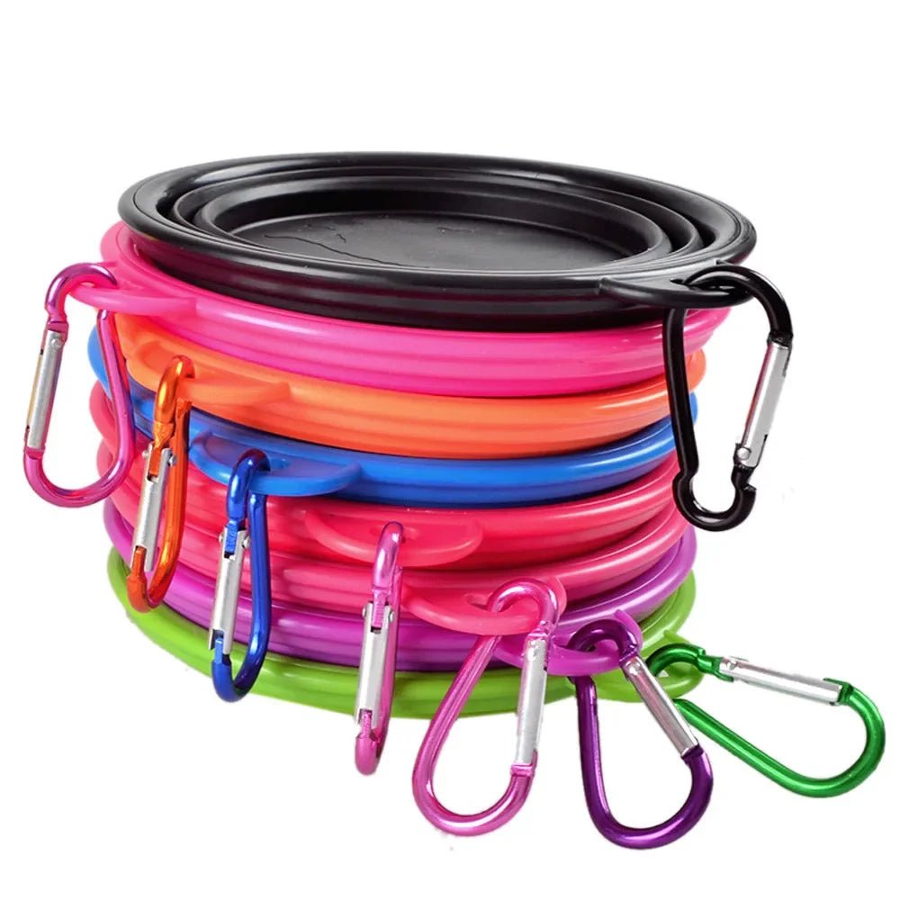 Collapsible Silicone Pet Bowl – Portable Folding - Onlytenbucks.com