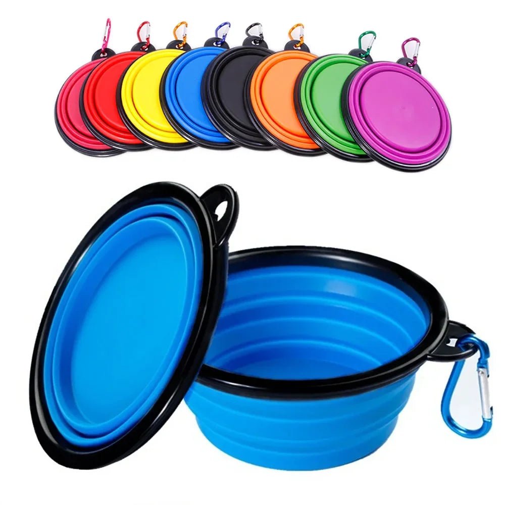 Collapsible Silicone Pet Bowl – Portable Folding - Onlytenbucks.com