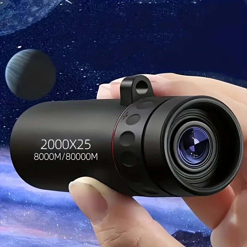 Compact HD Monocular Telescope – 8–10x Zoom, Waterproof Scope for Hiking, Camping &amp; Travel - Onlytenbucks.com