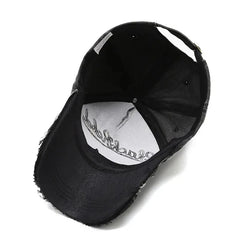 Cow Head Letter Embroidery Vintage Cotton Baseball Cap - Onlytenbucks.com