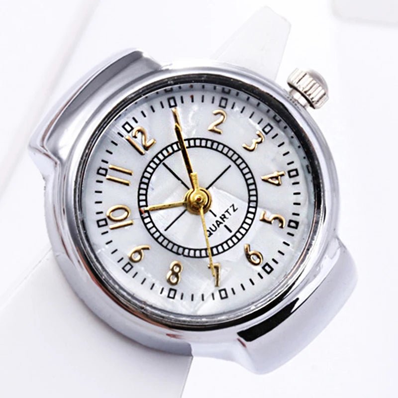 Creative Quartz Watch Ring – Unisex Finger Timepiece - Onlytenbucks.com