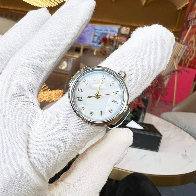 Creative Quartz Watch Ring – Unisex Finger Timepiece - Onlytenbucks.com