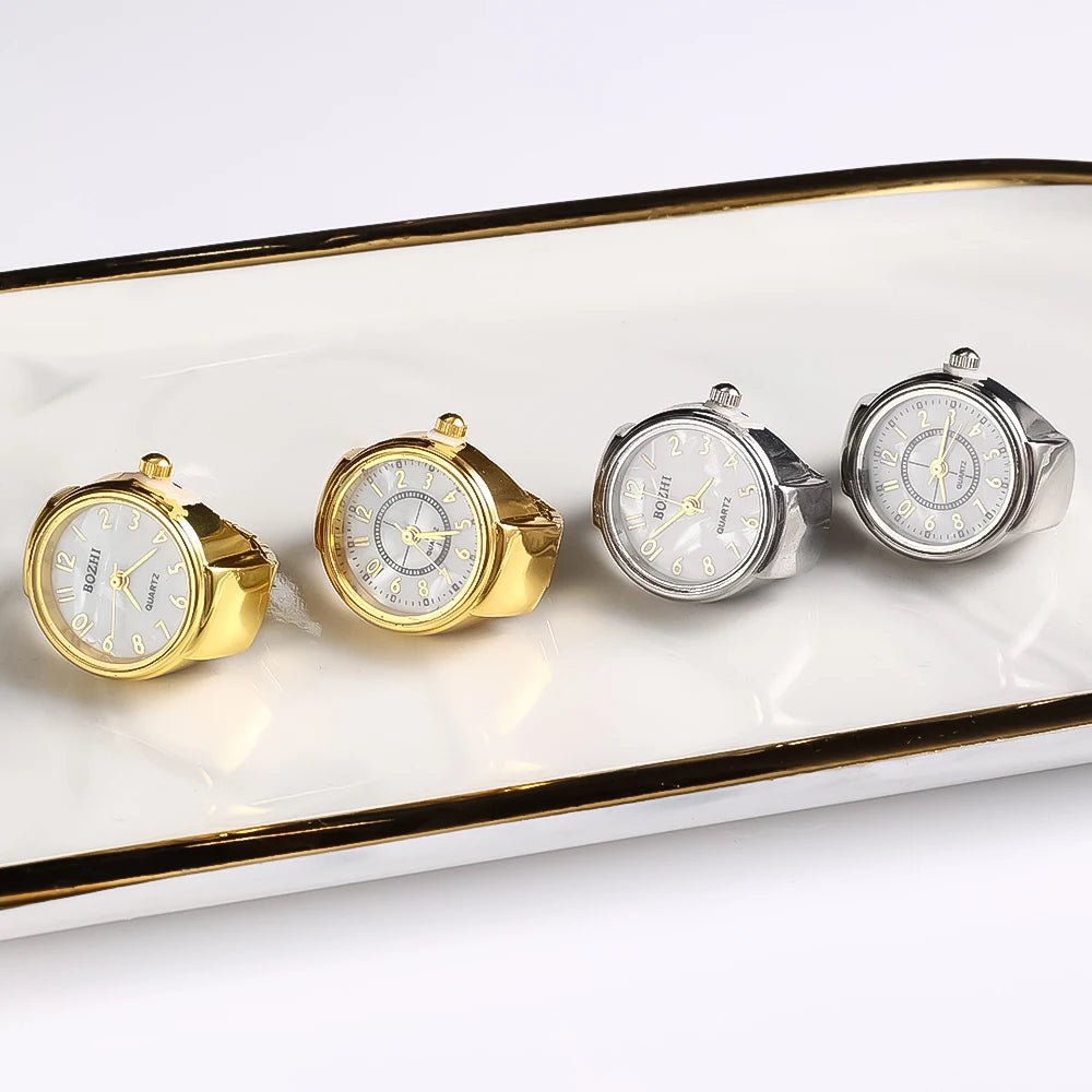 Creative Quartz Watch Ring – Unisex Finger Timepiece - Onlytenbucks.com