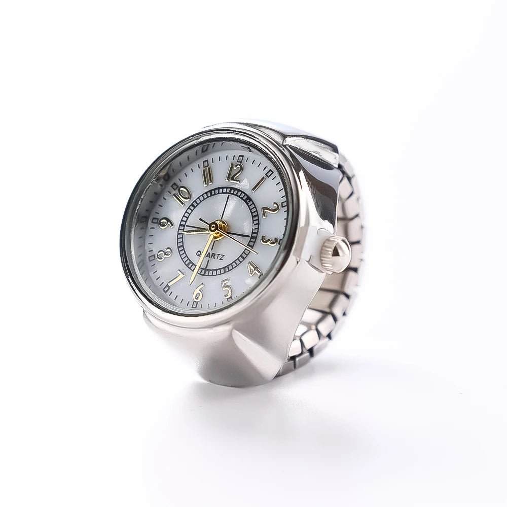 Creative Quartz Watch Ring – Unisex Finger Timepiece - Onlytenbucks.com
