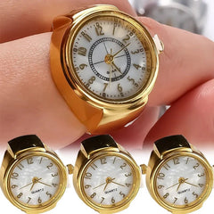 Creative Quartz Watch Ring – Unisex Finger Timepiece - Onlytenbucks.com