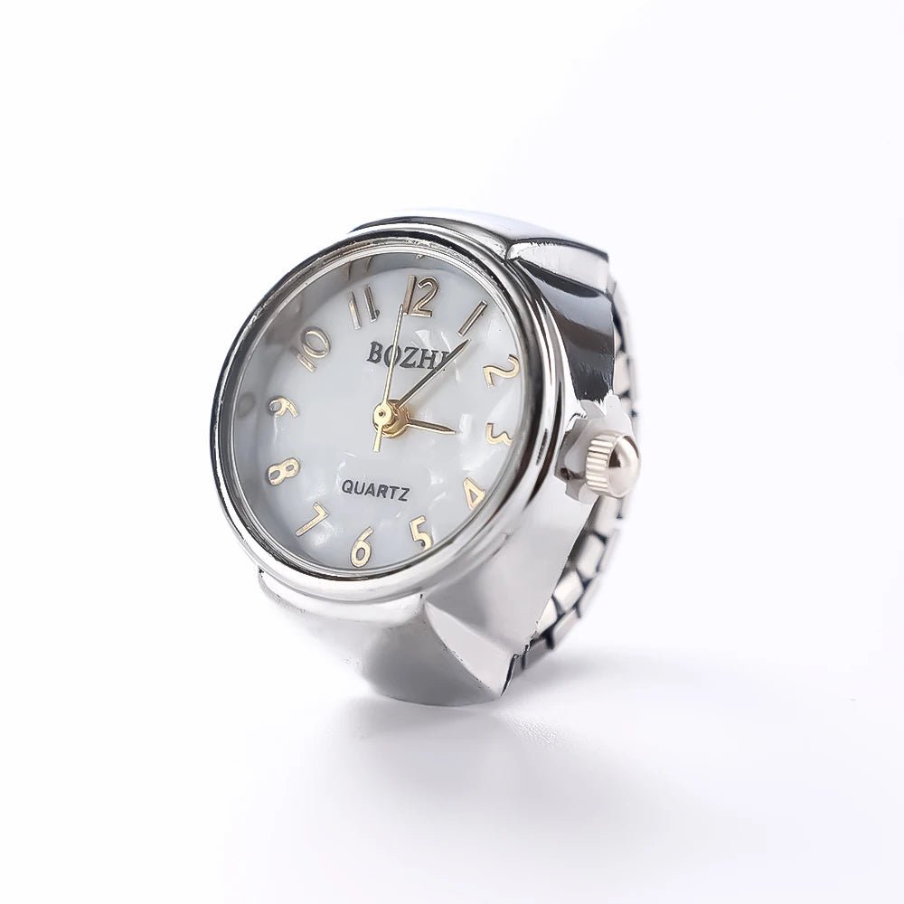 Creative Quartz Watch Ring – Unisex Finger Timepiece - Onlytenbucks.com