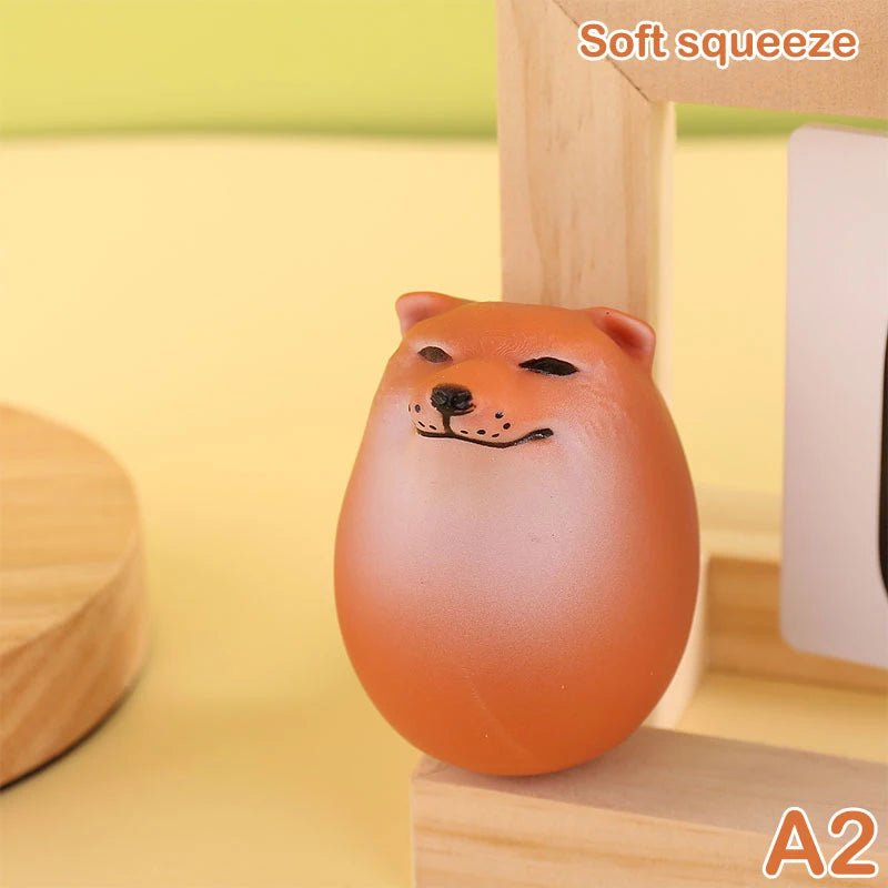 Creative Shiba Inu Egg - Shaped PVC Ornament - Onlytenbucks.com